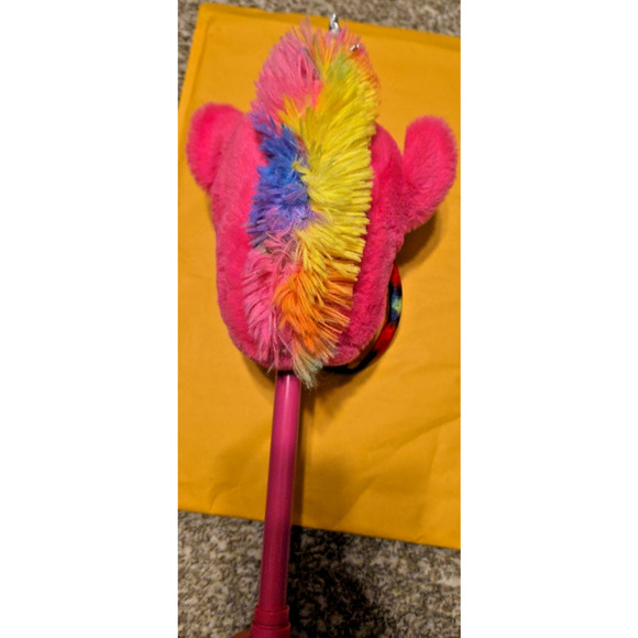Linzy Plush (Purple) 36'' Unicorn Riding Stick, Adjustable Telescopic Stick - Picture 5 of 7